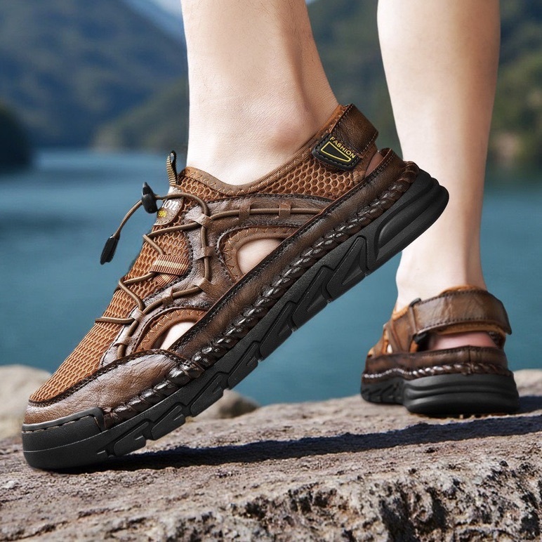Men's Handmade Leather Outdoor Sandals