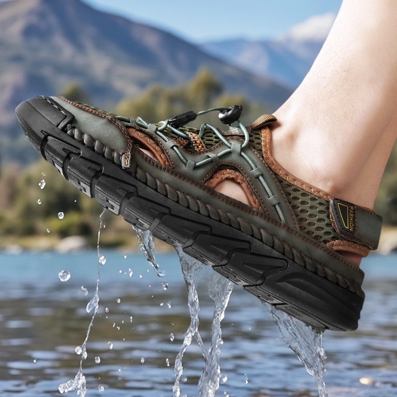 Men's Handmade Leather Outdoor Sandals