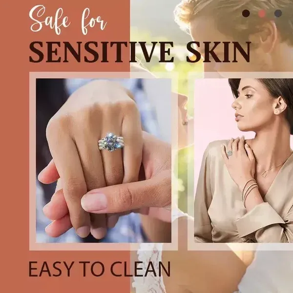 🎁3 Carat Super Sparkling Moissanite Ring