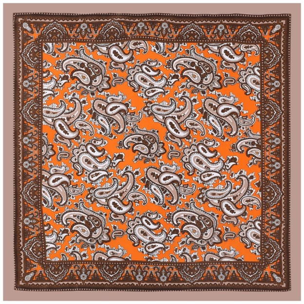 Bohemian retro cashew silk scarf
