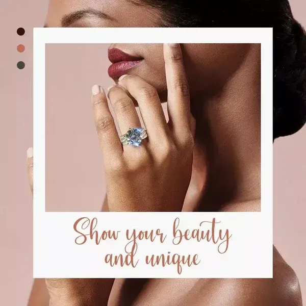 🎁3 Carat Super Sparkling Moissanite Ring