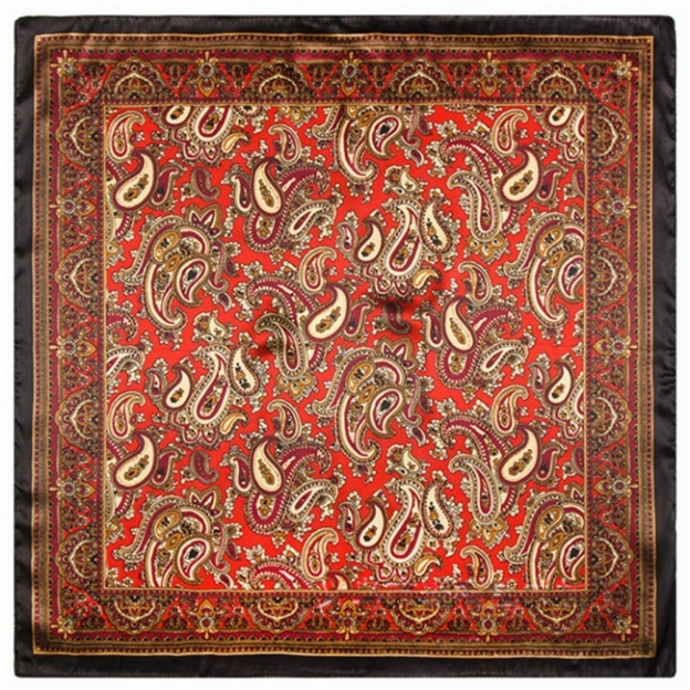 Bohemian retro cashew silk scarf