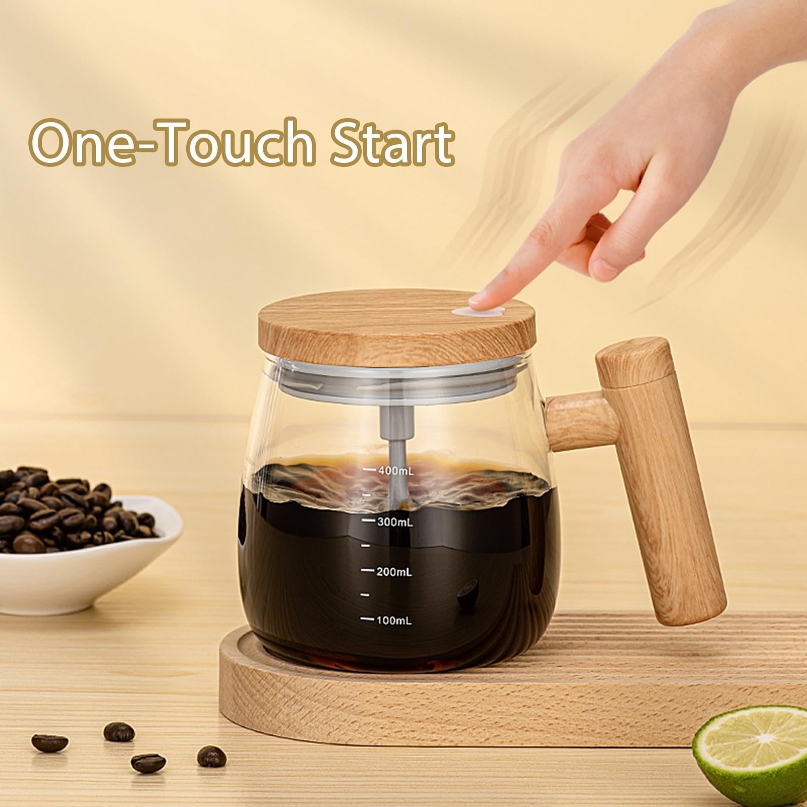 🥤 Transform Your Beverage Game - 49% OFF - ✨Electric Mixing Mug