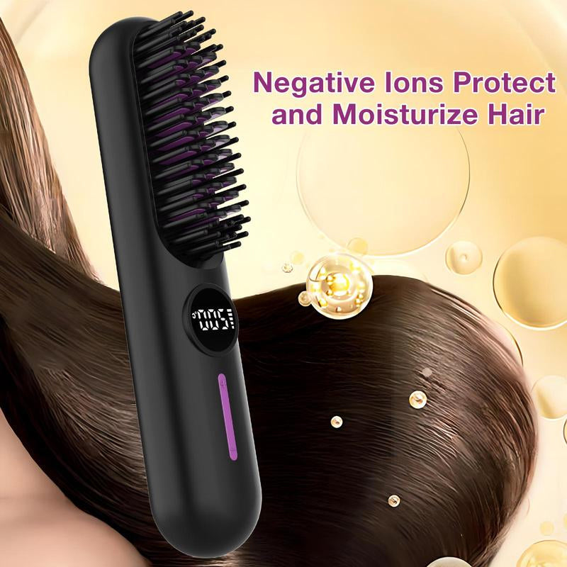 🔥Hot Sale🔥Portable Cordless Straightener Brush