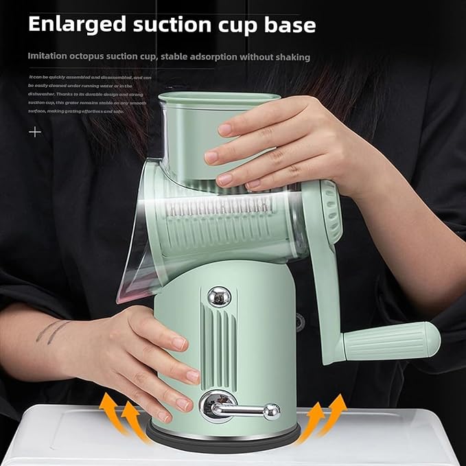 🔥Kitchen Artifact - 49%OFF🔥-5 In 1 Food Chopper With 5 Group Interchangeable Stainless Blades and Strong Suction Base