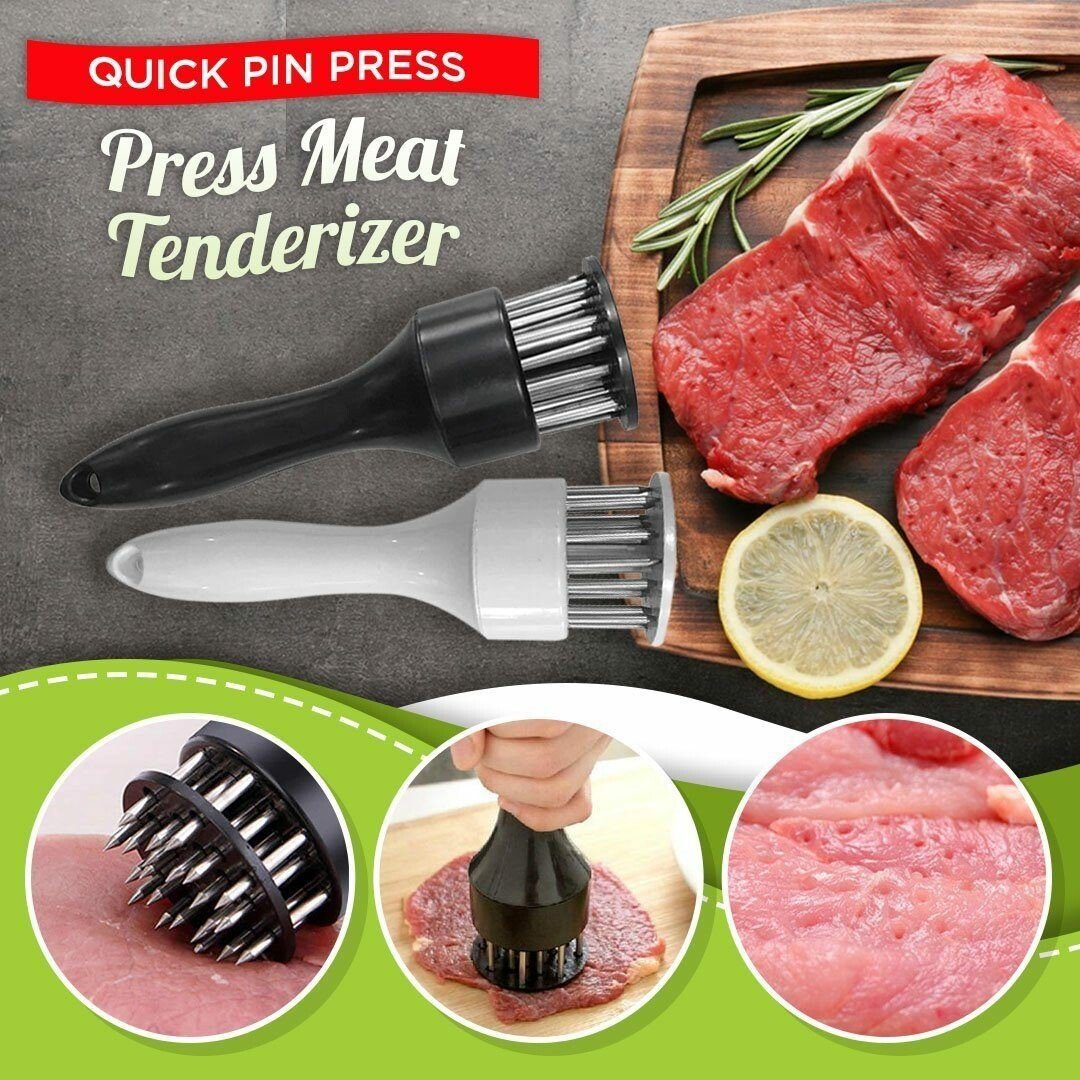 🥩Stainless Steel Meat Tenderizer Needle 21 Pin Steak BBQ Kitchen Cooking Tool