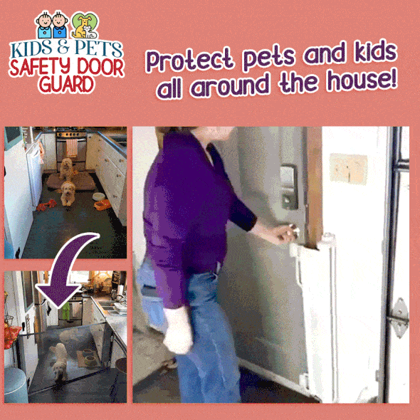 Portable Kids & Pets Safety Door Guard