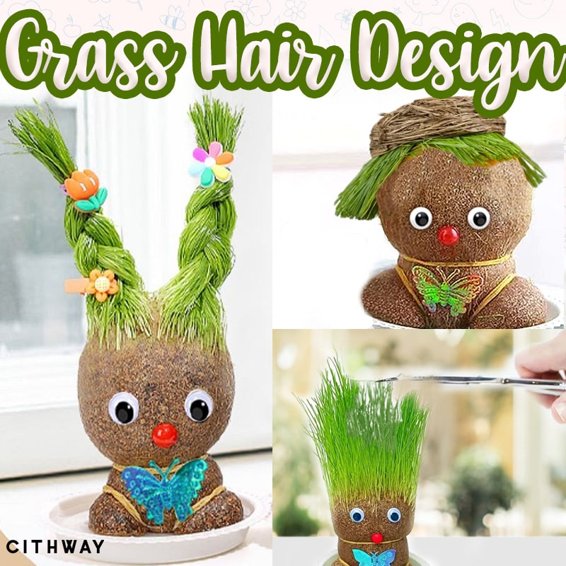 Cithway™ Grass Head Doll