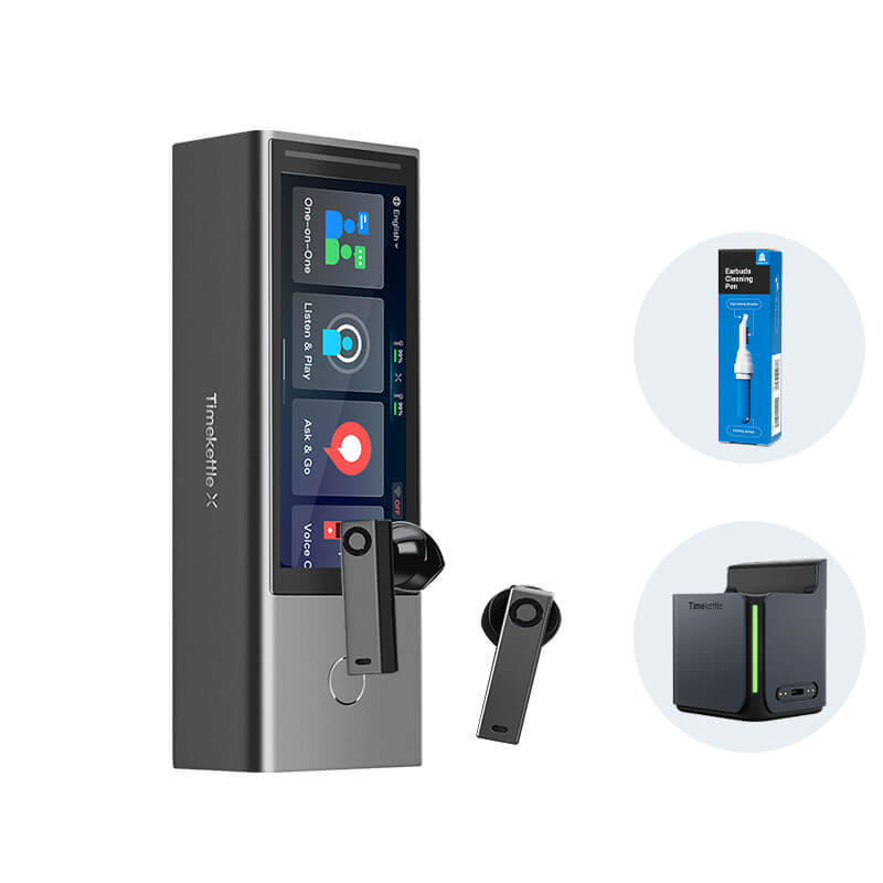 X1 AI Interpreter Hub - X1+Clean Pen+Charging Cradle