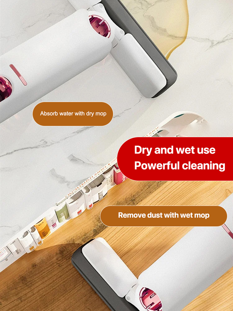 [Fine Living] Multi-functional mini mop without hurting your hands