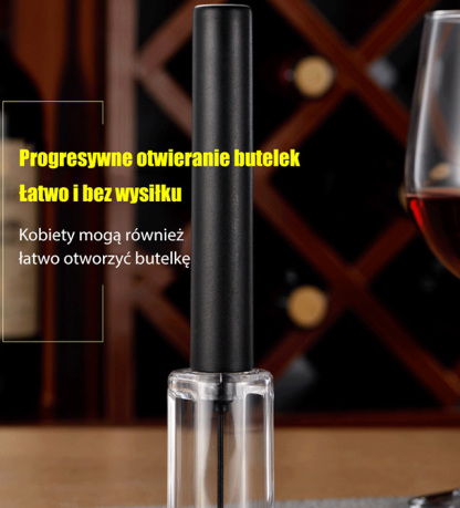 Pneumatyczny otwieracz do czerwonego wina 