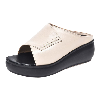 Stylowe klapki na platformie Muffin