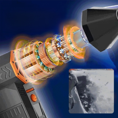 【Wysoka moc 5000 W】 Termiczna dmuchawa do śniegu