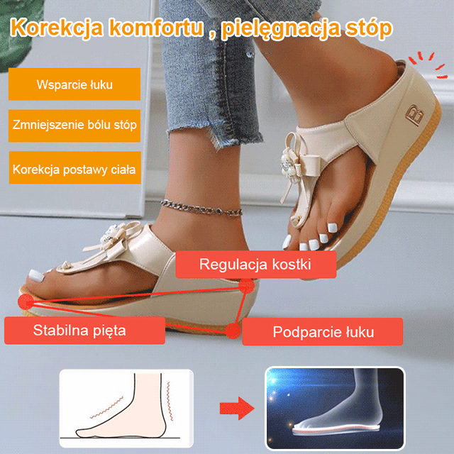 Kwiatowe japonki z grubym dnem