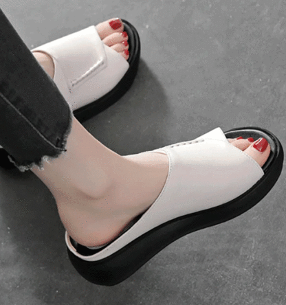 Stylowe klapki na platformie Muffin