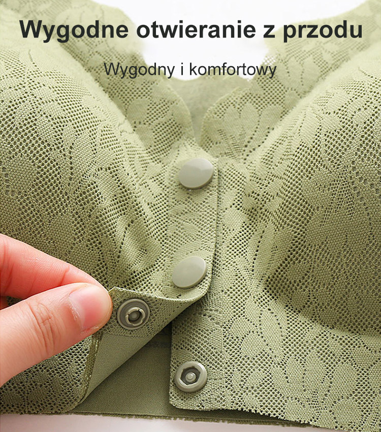 Komfortowa bielizna z guzikami z przodu