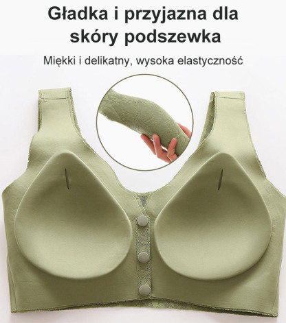 Komfortowa bielizna z guzikami z przodu