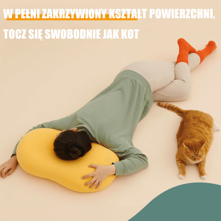 Poduszka odciążająca podobna do brzucha kota