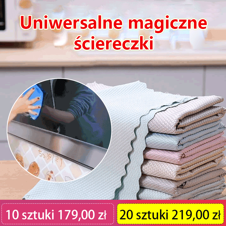 Uniwersalne magiczne ściereczki