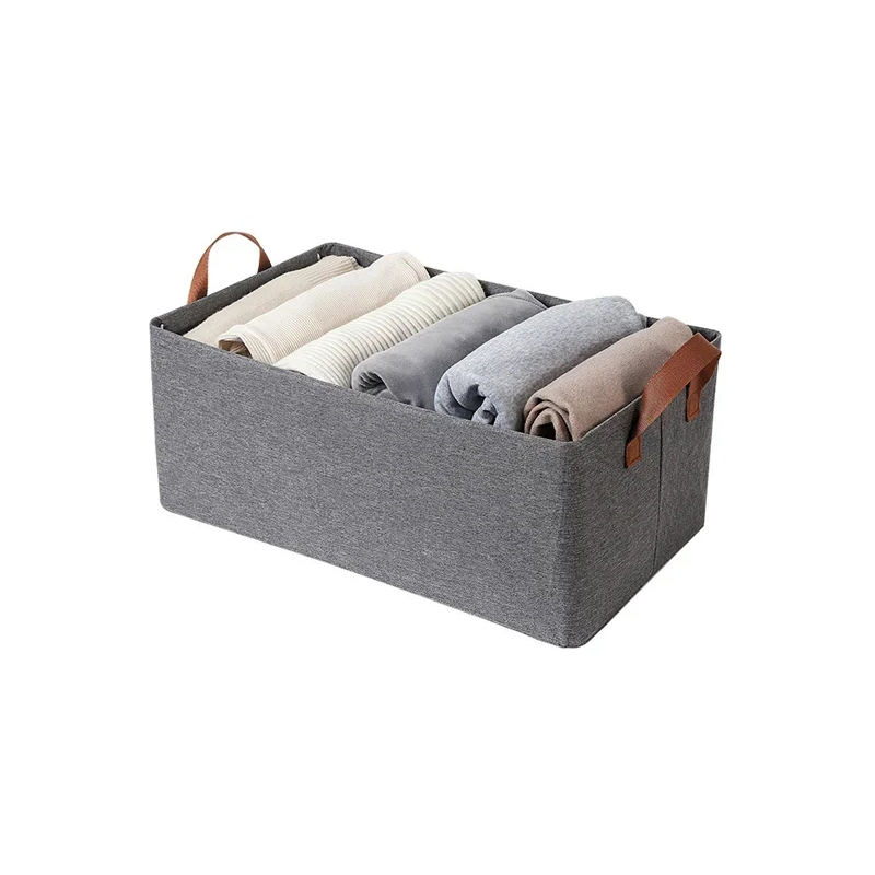 Foldable closet storage box