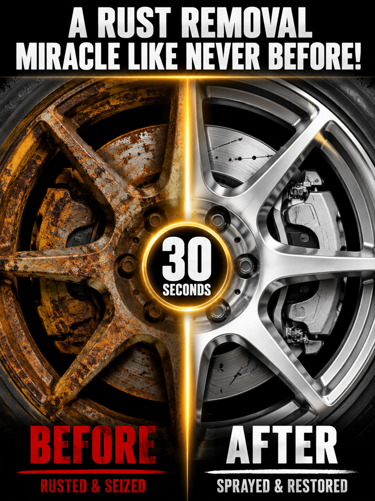 [Save Time & Effort] Instant Rust Remover Spray