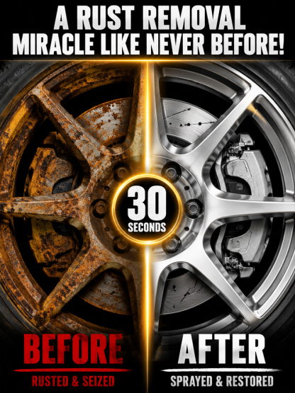 [Save Time & Effort] Instant Rust Remover Spray