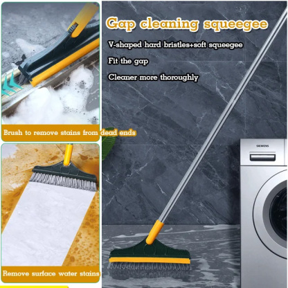 Gap cleaning wiper brush