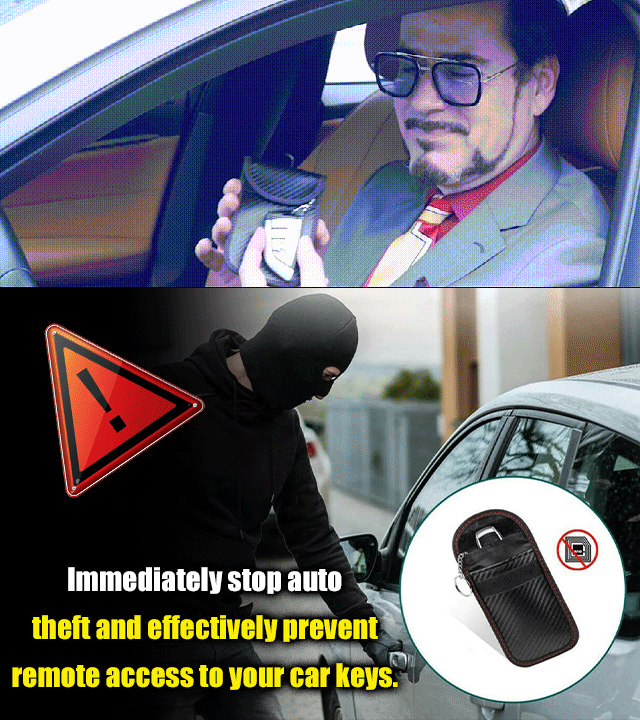 100% Signal-Blocking RFID Bag, Providing 360° All-Around Privacy Protection.