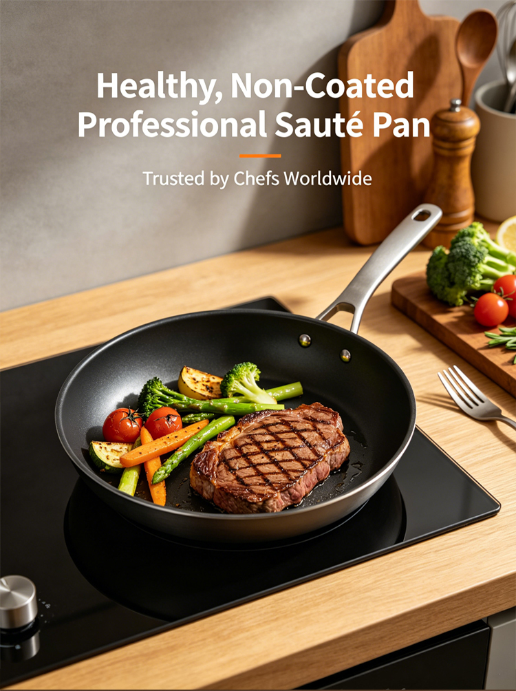 🍳 Trusted by Chefs Worldwide: Ultimate Rust-Resistant Carbon Steel Wok (100% PFOA-Free, Built to Last 30 Years)