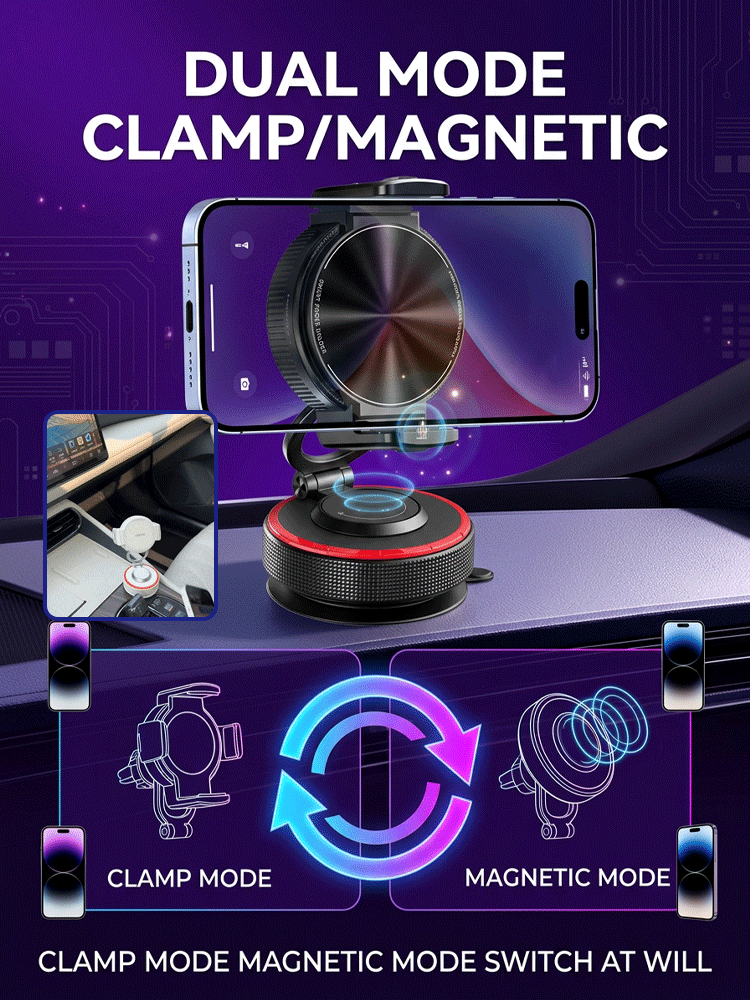 【AI Smart Sensing Magnetic Holder】Multi-functional Car Phone Holder