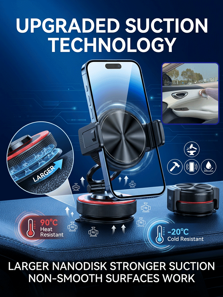 【AI Smart Sensing Magnetic Holder】Multi-functional Car Phone Holder