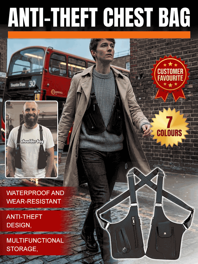 🎒 Genuine Leather Concealed Bag | ⭐ A Hot Item for 2026. Perfectly fits the body and easily hides under any coat or hoodie. Large capacity, multiple compartments, anti-theft | 30-day risk-free trial + free shipping 🚀