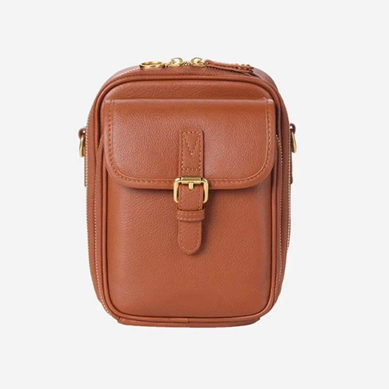 Vintage Double Layer Large Capacity Messenger Bag