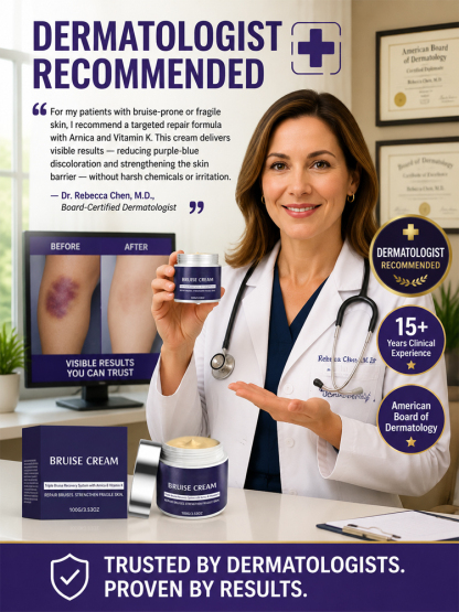 🩹 Dermatologist Recommended Bruise Recovery Cream – Triple Repair System with Arnica & Vitamin K Fades Dark Bruises in 7 Days – 50% OFF + 30-Day Risk-Free Trial, Full Refund & 10x Quality Guarantee