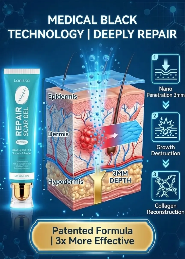 Medical Silicone Scar Removal Gel - For New & Old Scars