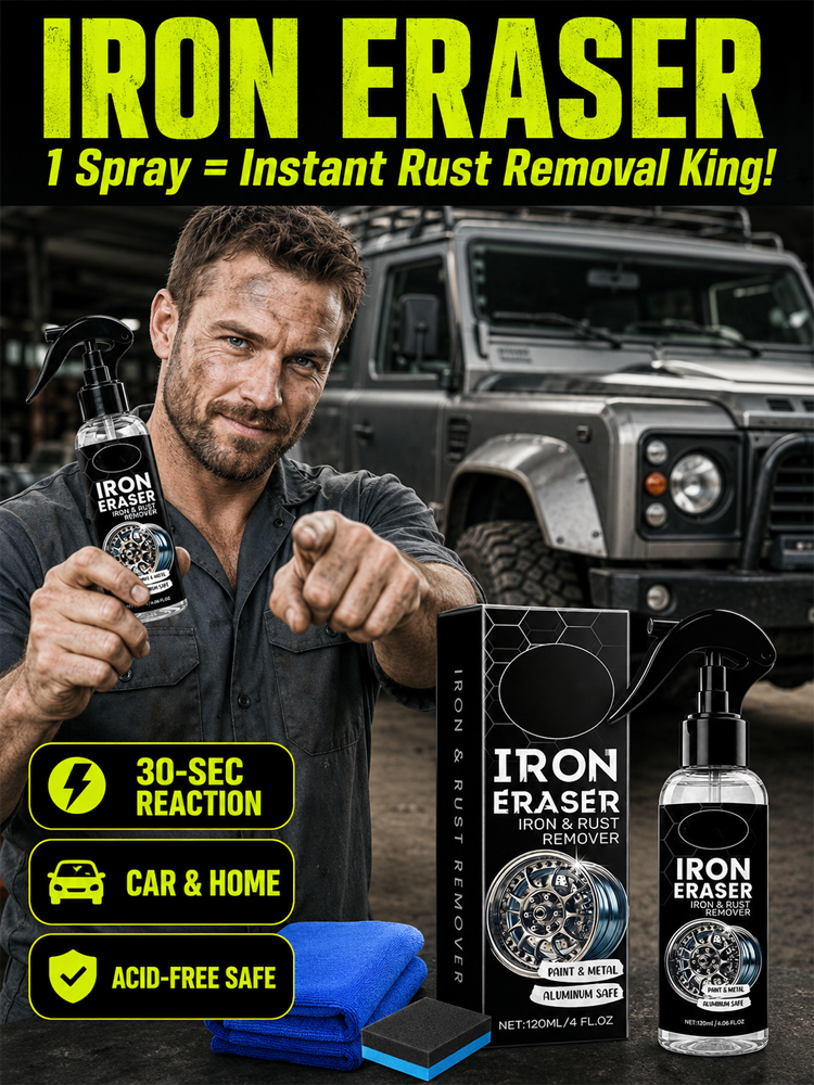 [Save Time & Effort] Instant Rust Remover Spray