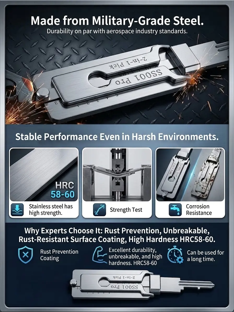 Portable Multi-purpose Key Tool