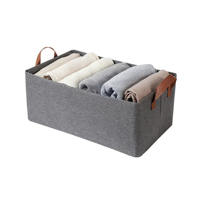 Foldable closet storage box