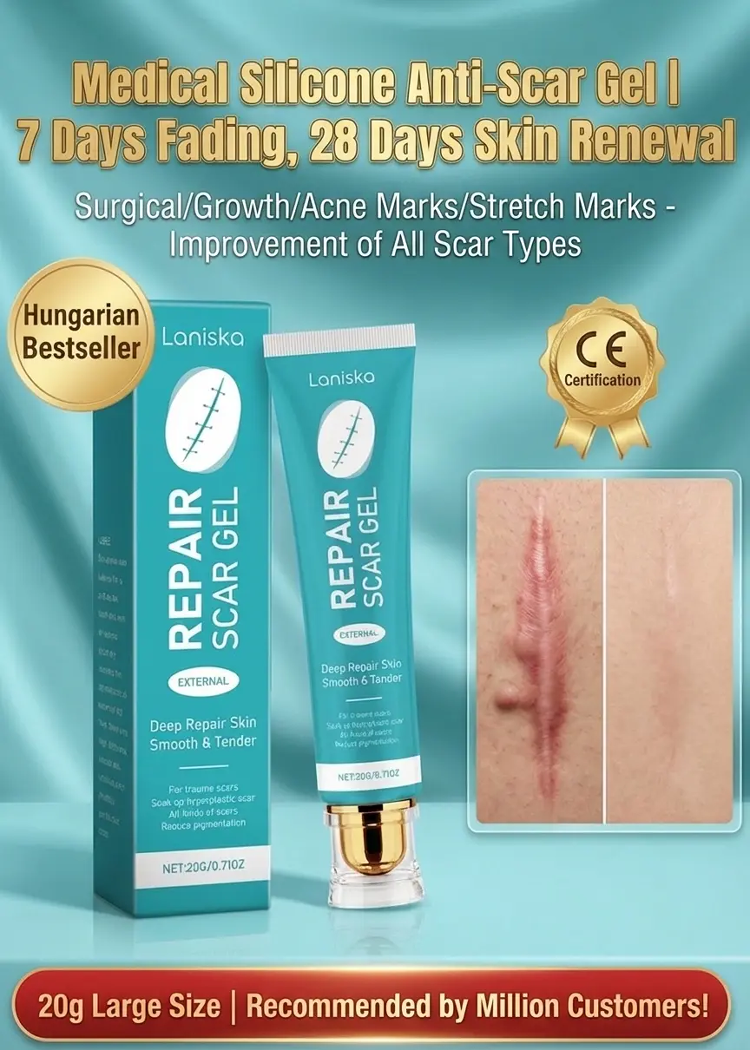 Medical Silicone Scar Removal Gel - For New & Old Scars