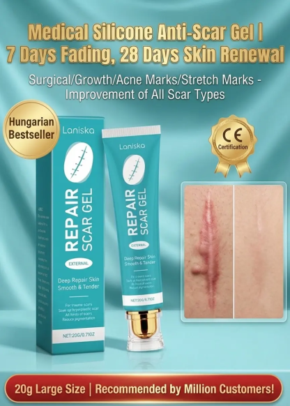 Medical Silicone Scar Removal Gel - For New & Old Scars