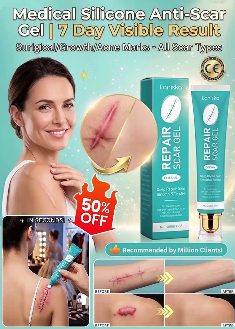 Medical Silicone Scar Removal Gel - For New & Old Scars