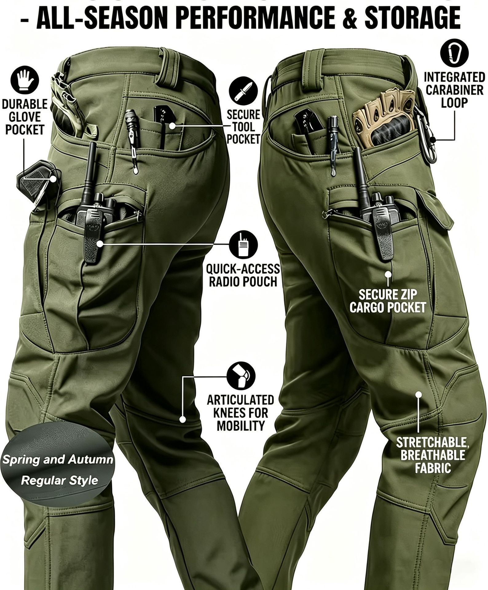 Tactical Pants Enhanced Version Durable Pants