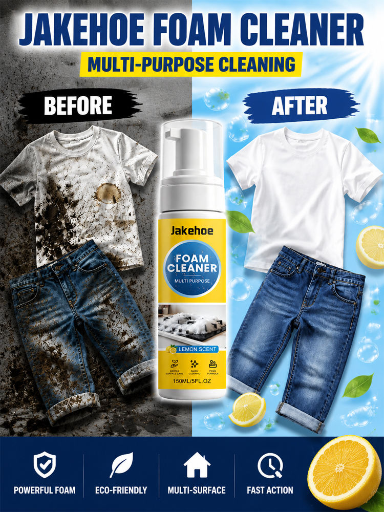 🧽 EPA-Approved 60s Fast Acting Multi-Purpose Foam Cleaner Melt Away 10-Year-Old Grease & Grime Safely – 50% Off Flash Sale with 30-Day Full Refund Guarantee