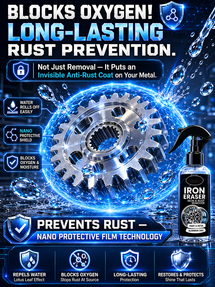 [Save Time & Effort] Instant Rust Remover Spray