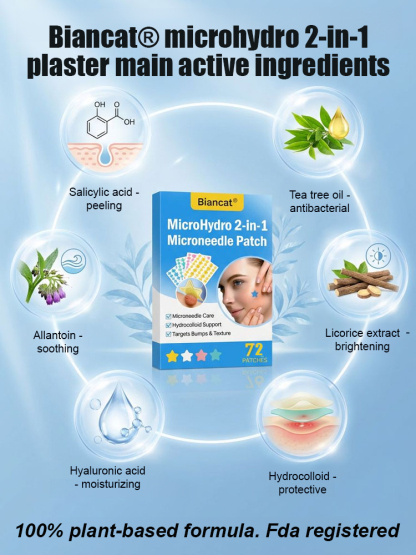 Microneedle Hydrocolloid 2-in-1 Patch