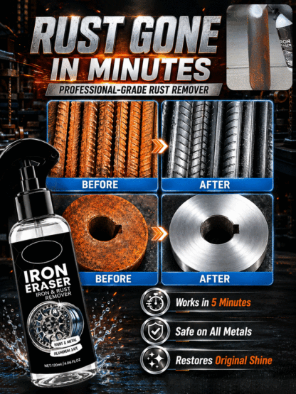 [Save Time & Effort] Instant Rust Remover Spray