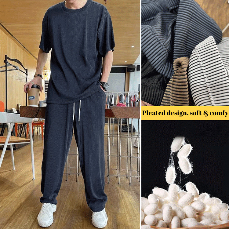 Lightweight comfortable T-shirt and pants set