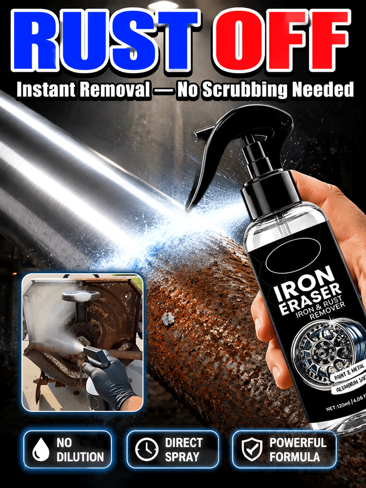 [Save Time & Effort] Instant Rust Remover Spray