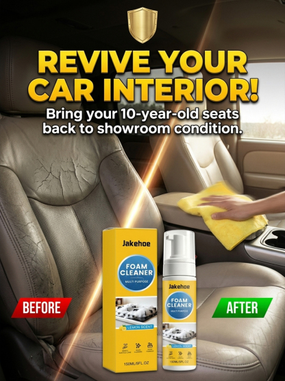 🧽 EPA-Approved 60s Fast Acting Multi-Purpose Foam Cleaner Melt Away 10-Year-Old Grease & Grime Safely – 50% Off Flash Sale with 30-Day Full Refund Guarantee