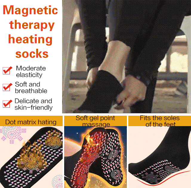 BUY 1 GET 1 FREE - Tourmaline Heating Health Socks